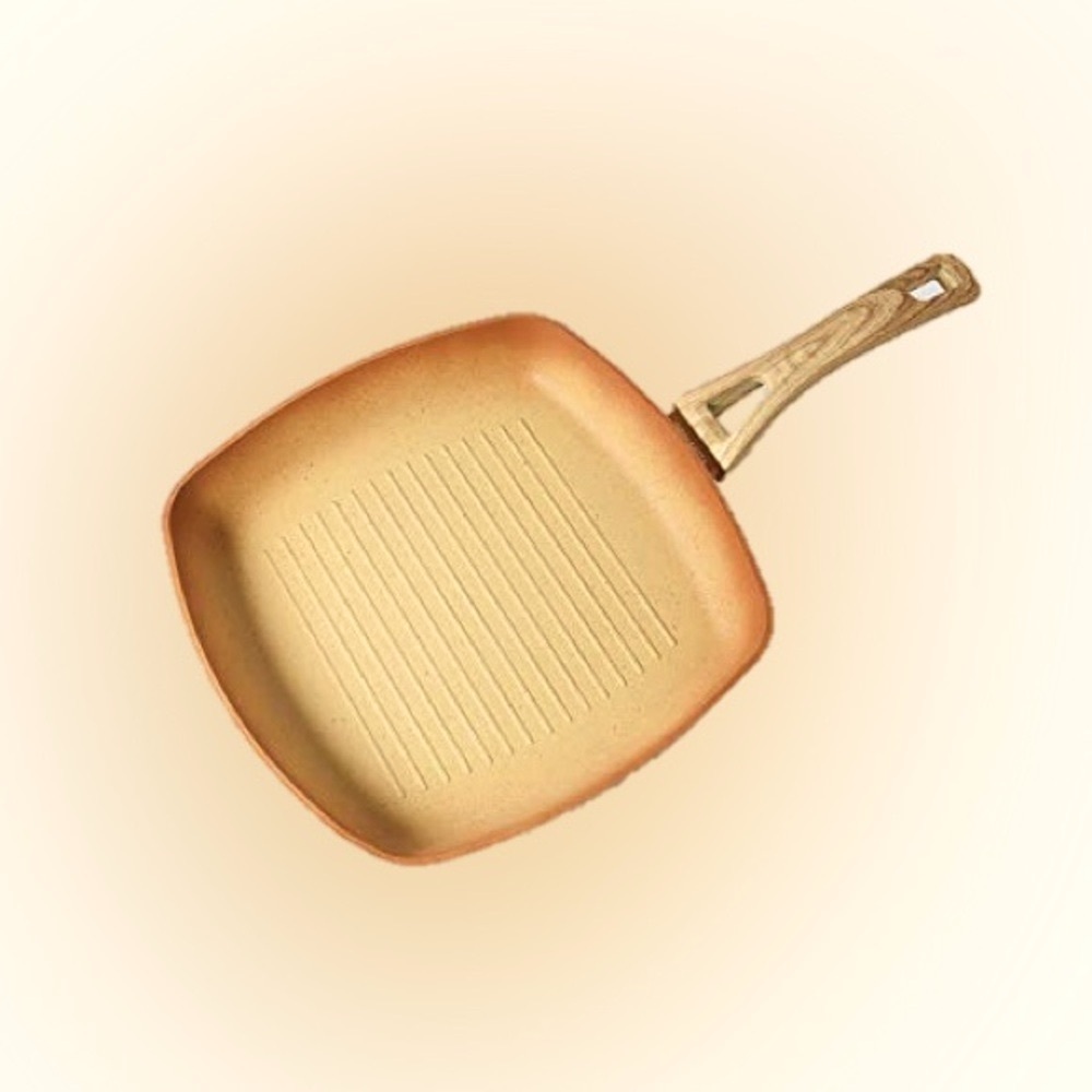 11” Terracotta Square Grill Pan